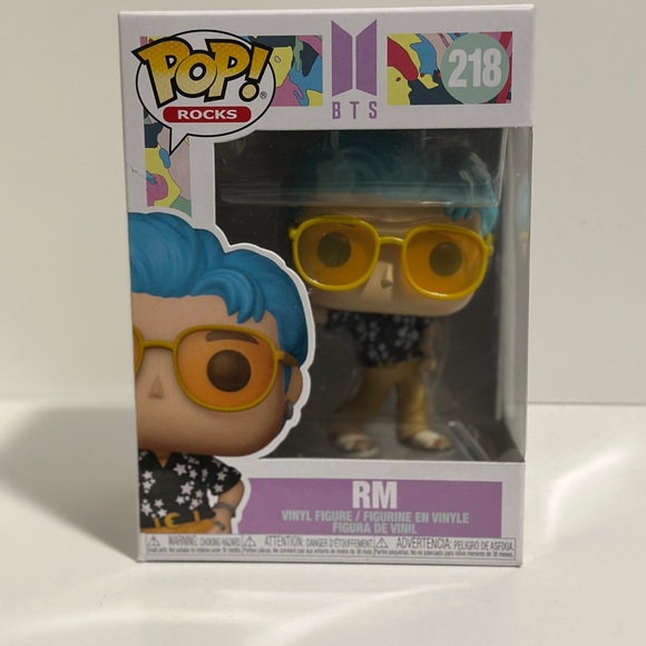 Funko Other - Funko Pop Rocks Figure with Blue Hair and Yellow Glasses